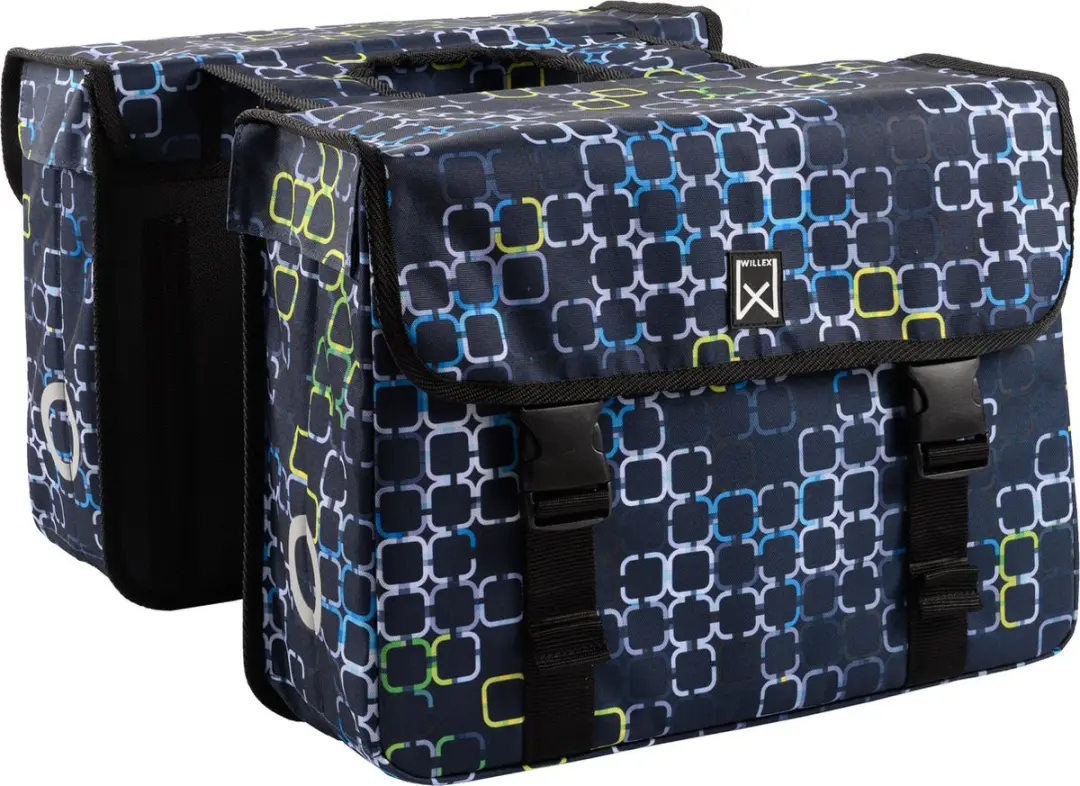 Willex Cyber Dubbele Fietstas 34L - Blauw - afbeelding 2 van 6
