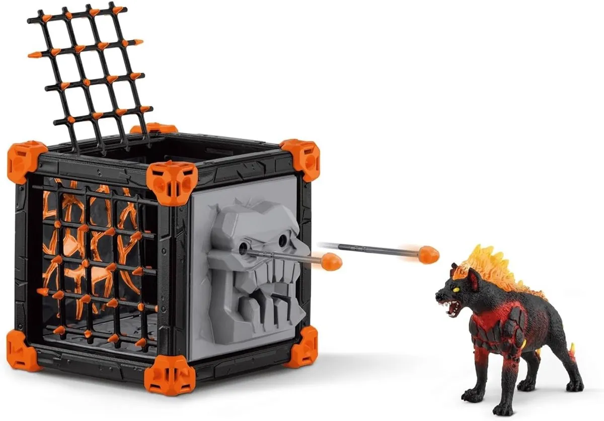 Schleich Eldrador Creatures BattleCave Lava Hyena 42674