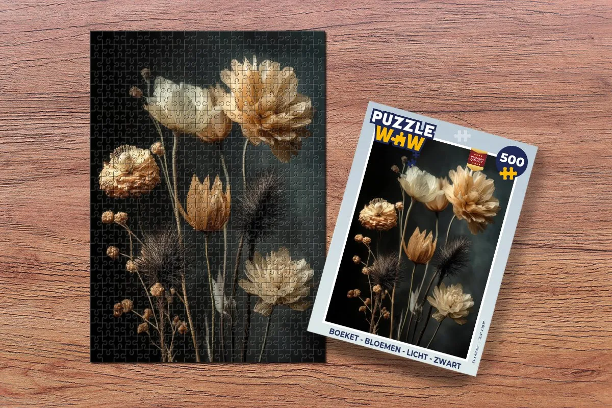 PuzzleWow Puzzel Boeket 500 Stuks - 500 Puzzeldelen