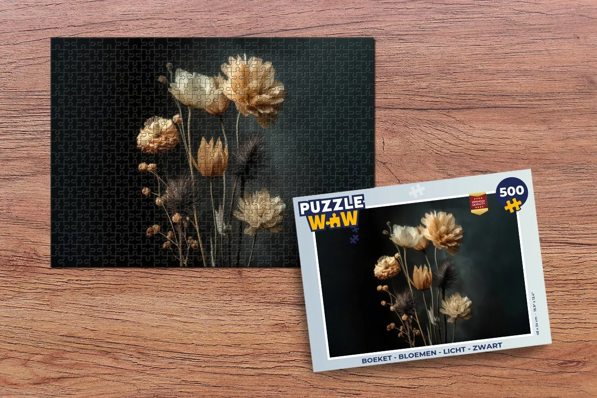 PuzzleWow Puzzel Boeket 500 Stuks - 500 Puzzeldelen