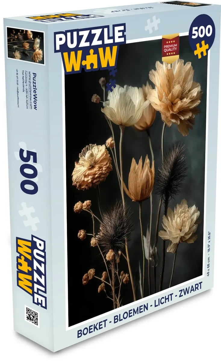 PuzzleWow Puzzel Boeket 500 Stuks - 500 Puzzeldelen