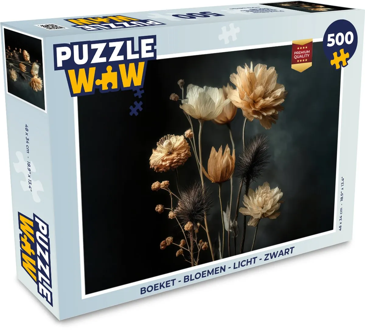 PuzzleWow Puzzel Boeket 500 Stuks - 500 Puzzeldelen