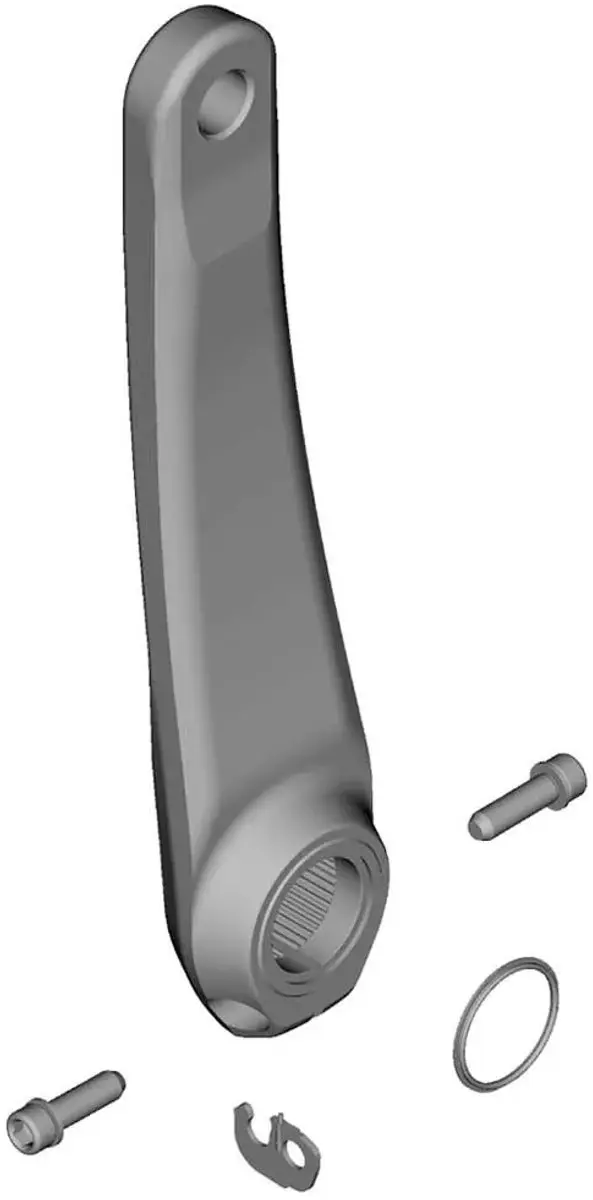Shimano Deore XT M8100 Linkercrank - 170mm - Zwart - afbeelding 2 van 2