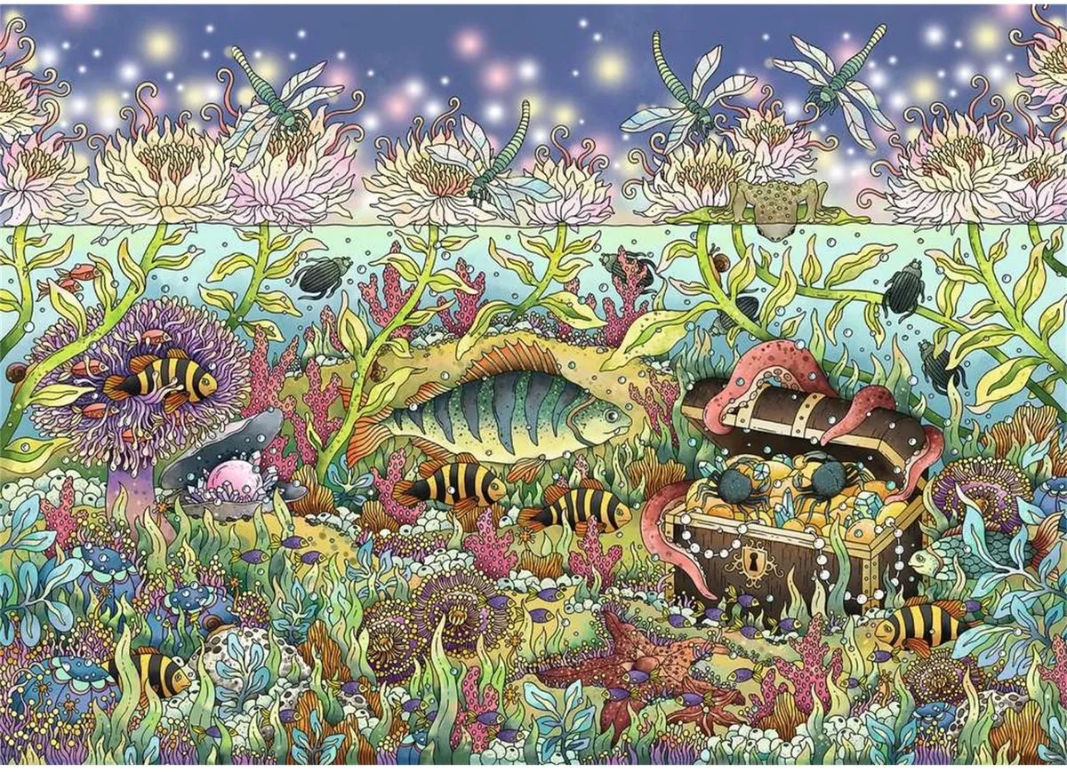 Ravensburger Underwater Kingdom at Dusk Legpuzzel 1000 Stuks - Multicolor