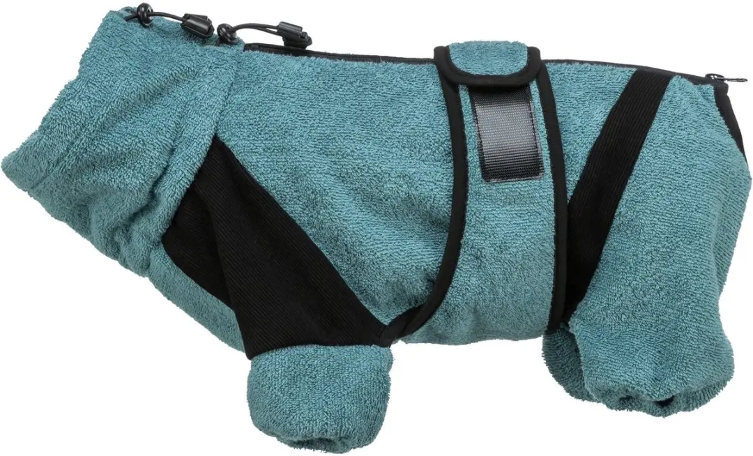 Trixie Honden Badjas Petrol 70cm