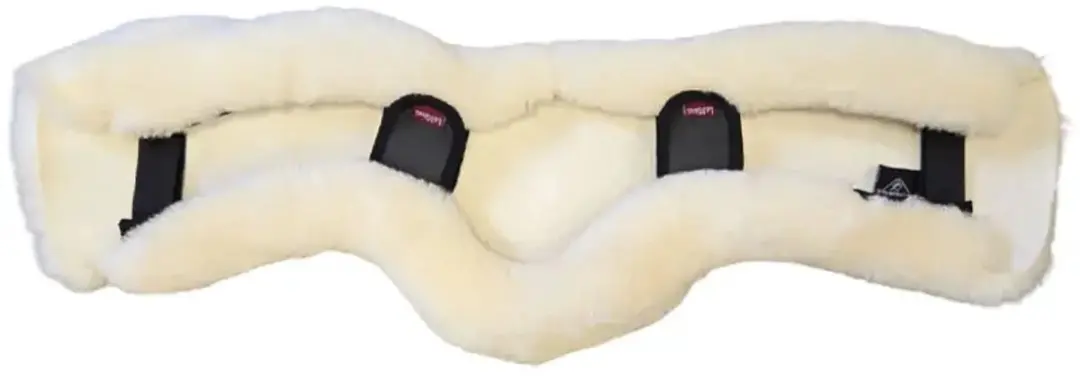 LeMieux Merino+ Anatomische Dressuursingelhoes Naturel - afbeelding 4 van 5