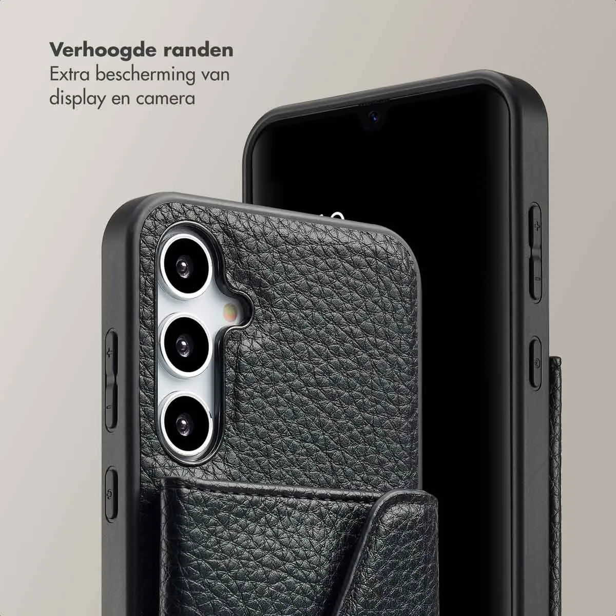 Selencia Koordhoes Samsung Galaxy A35 - 2 Pasjes - Zwart