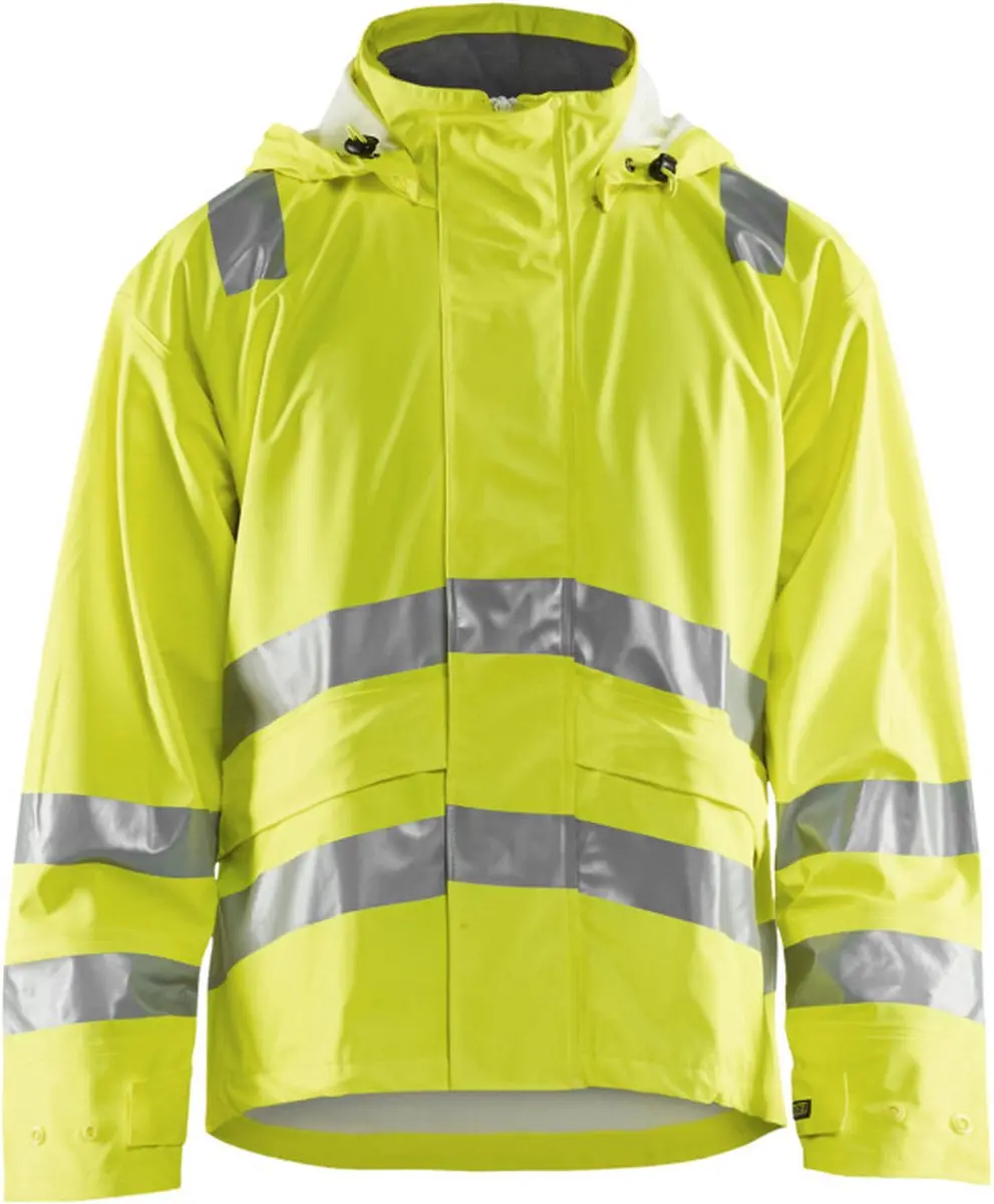 Blåkläder 4303-2009 Vlamvertragende Regenjas Geel maat XXXL