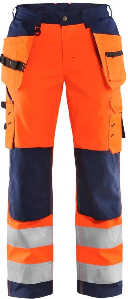 Blaklader Dames Softshell werkbroek High Vis 7167-2517