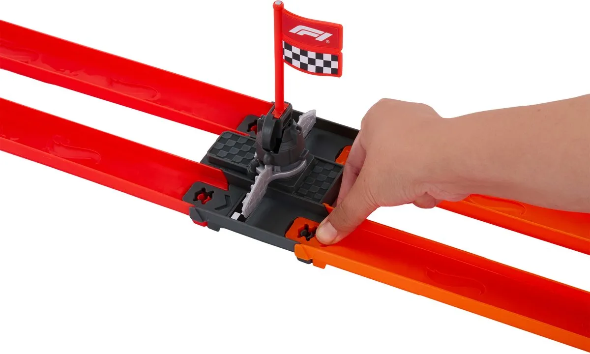 Hot Wheels Racing F1 Startplaats Baanset JKM88 - 2 Metal F1 Auto's Multicolor