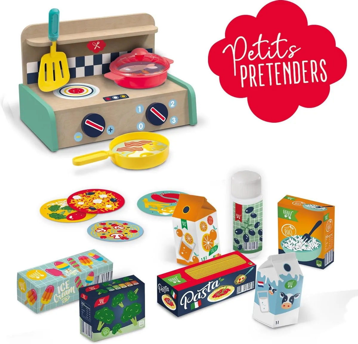 SES Creative Petits Pretenders Houten Keukenspeelset