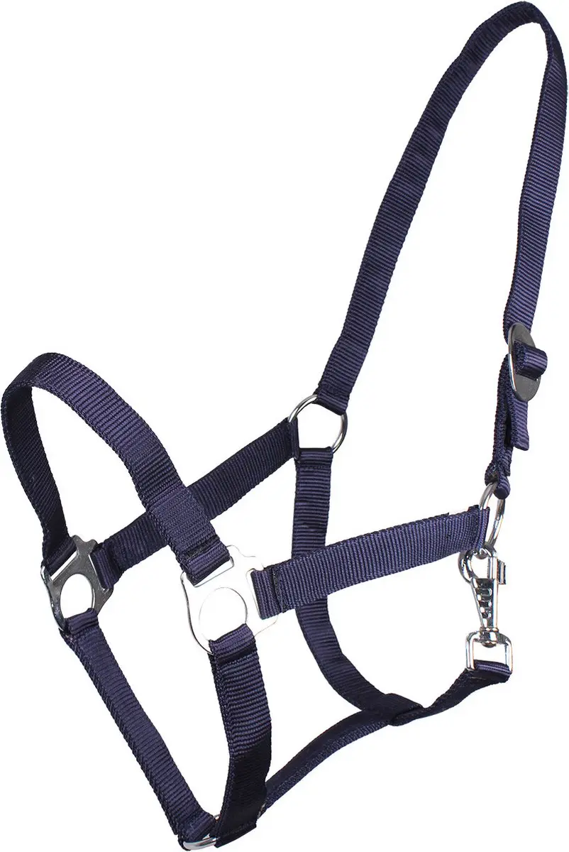 QHP Halster Basic Blauw Extra full
