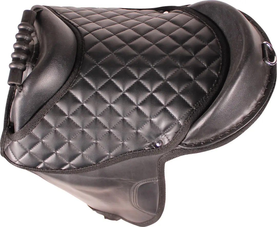 QHP Shetland Zadel Full - Zwart - afbeelding 6 van 6