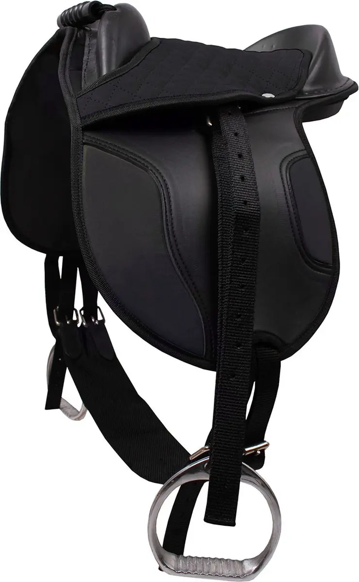 QHP Shetland Zadel Zwart