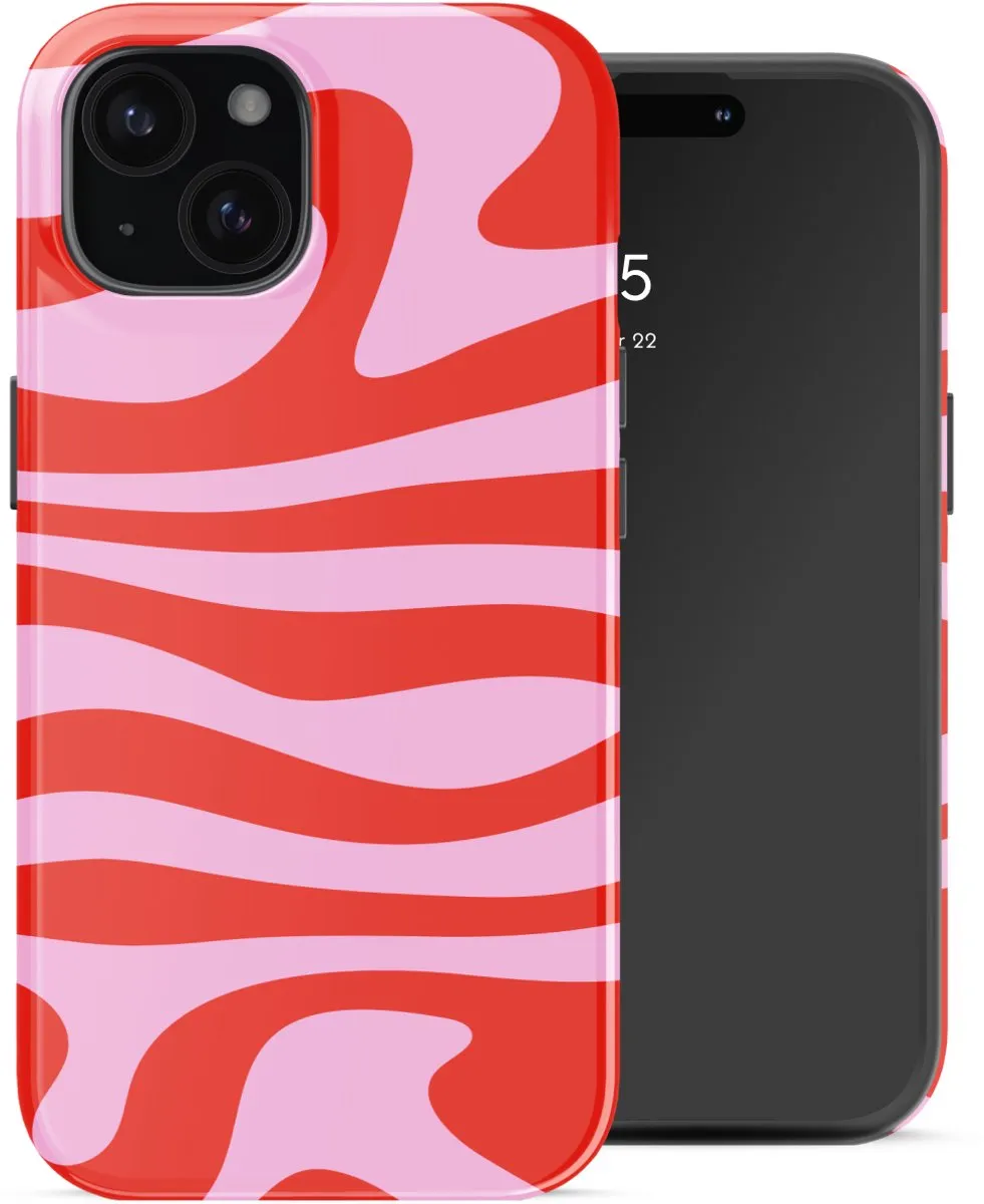 Selencia Hoesje iPhone 15 Dream Swirl Pink