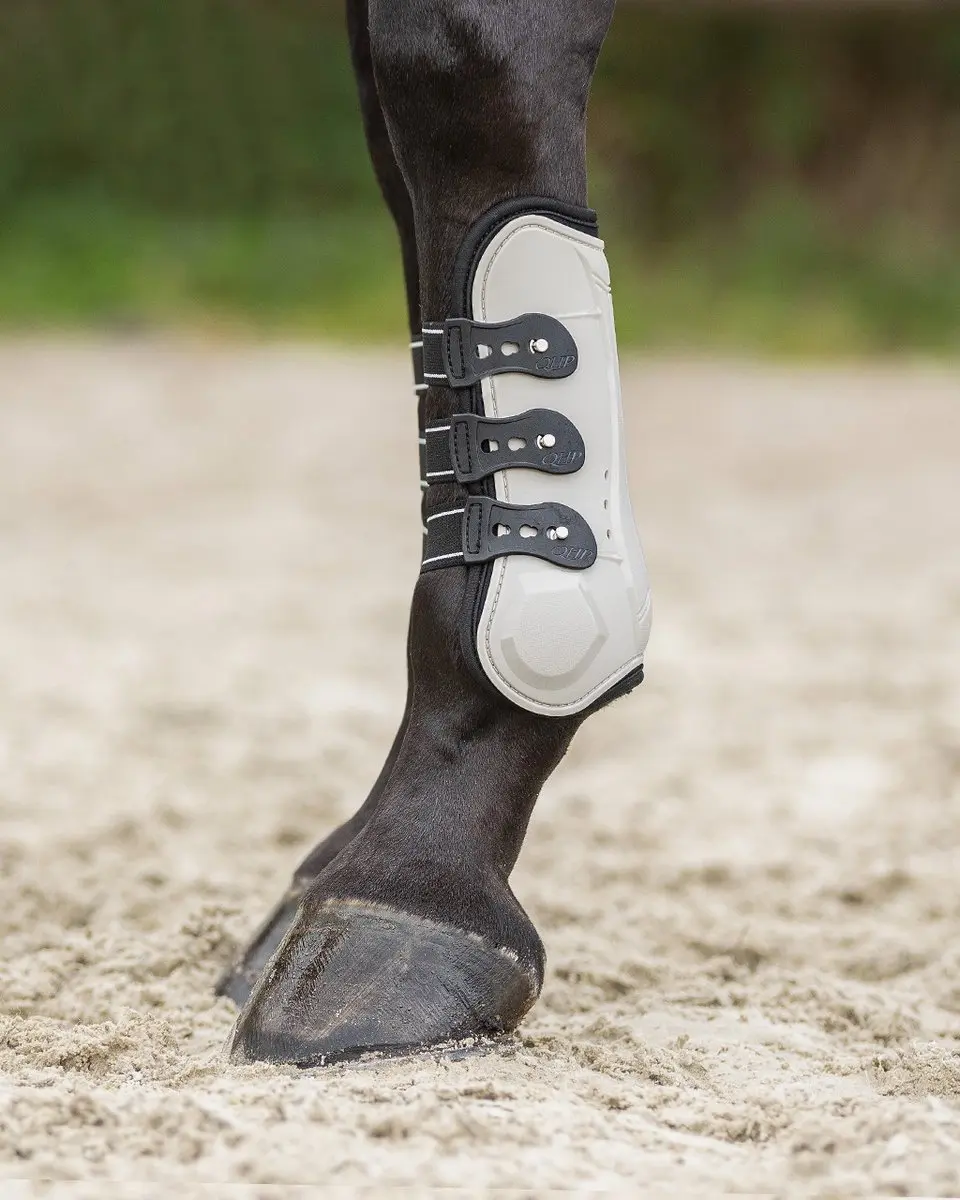 QHP Peesbeschermers Champion Lichtbruin - Pony - 2 Stuks - afbeelding 2 van 6
