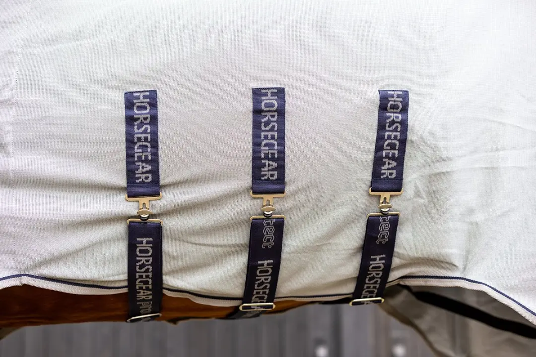 Horsegear Hgprotect V2 Vliegendeken - 125cm Grijs - afbeelding 6 van 6