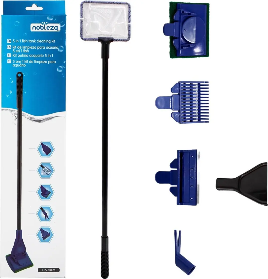 Nobleza Aquarium Schoonmaakset 5-in-1