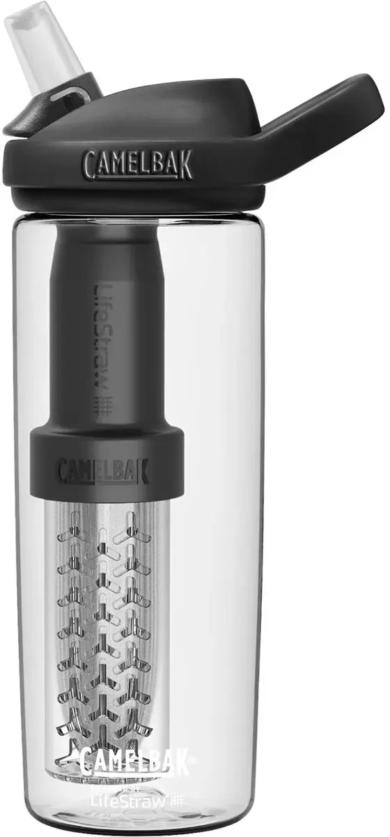 CamelBak Eddy+ LifeStraw Drinkfles 600ml - Transparant