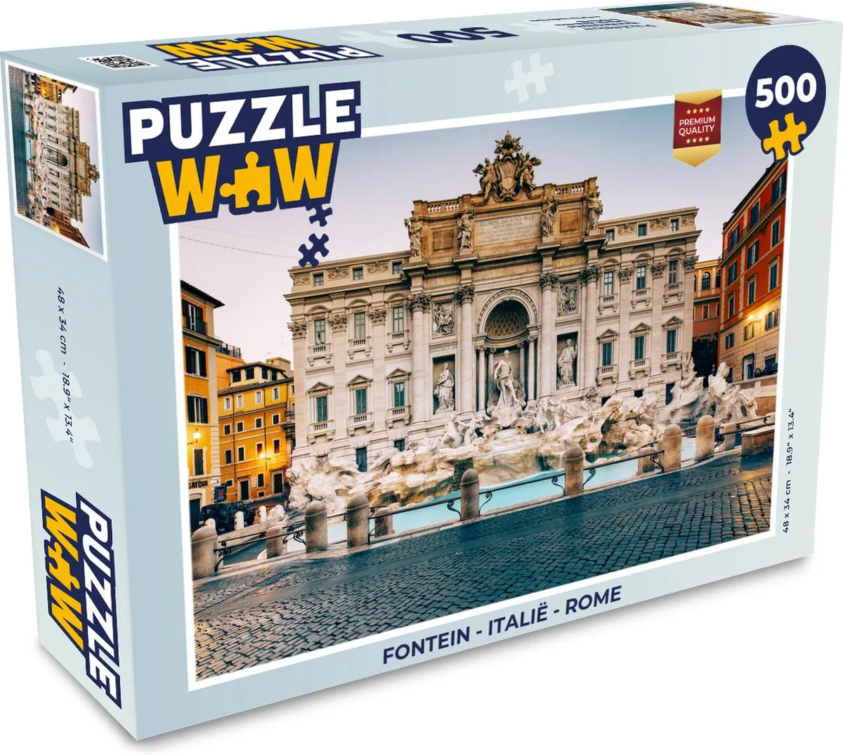 PuzzleWow Legpuzzel Rome 500 Stuks