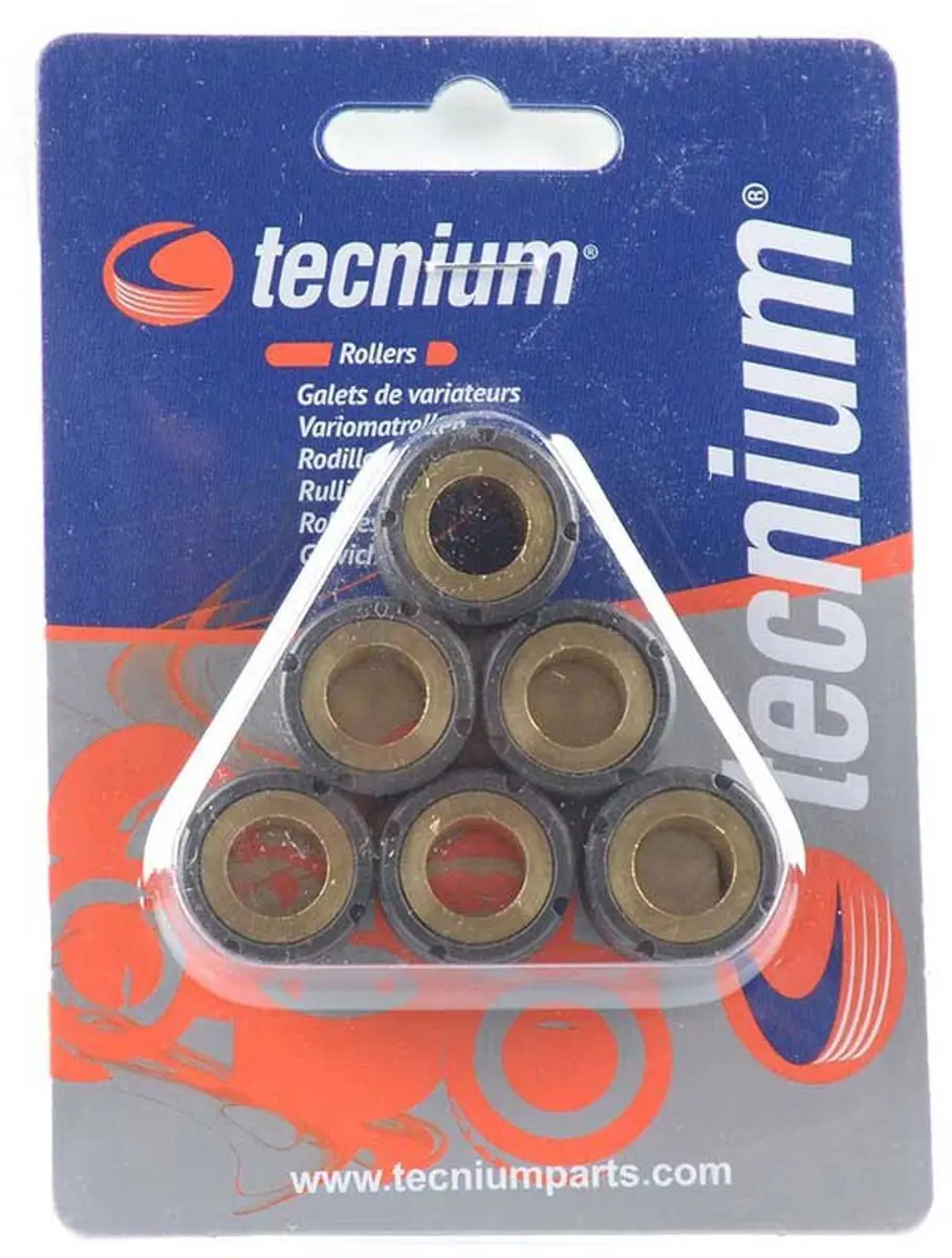Tecnium 25x14.9-16 Variatorrollen Transparant 25 x 14.9 mm / 16g