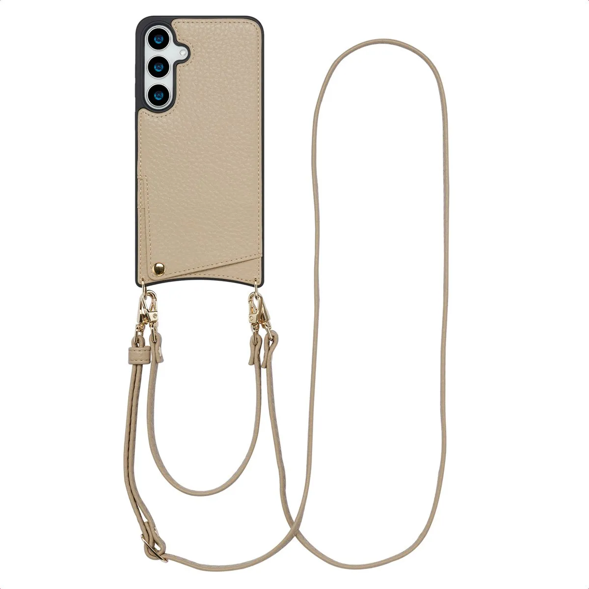Selencia Hoesje SH00086791 - Samsung Galaxy S24/S25 Plus - Beige
