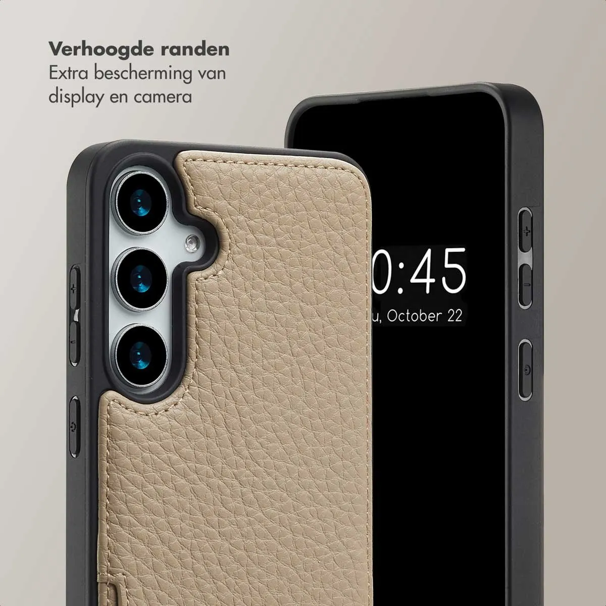 Selencia Hoesje SH00086791 - Samsung Galaxy S24/S25 Plus - Beige