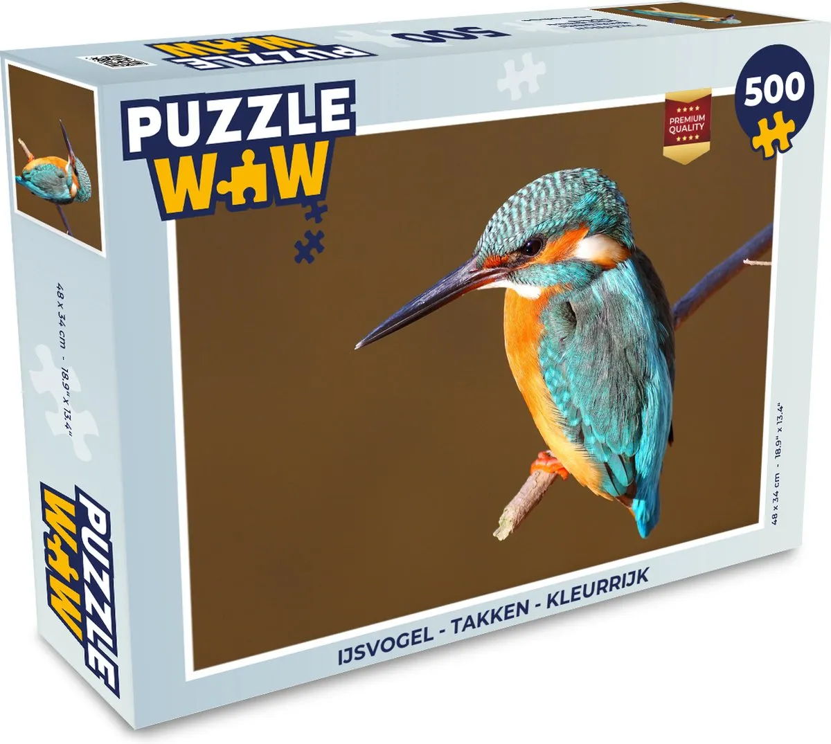 PuzzleWow IJsvogel Takken Legpuzzel 500 Stuks