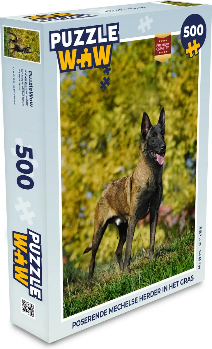 PuzzleWow Legpuzzel Mechelse Herder 500 Stuks