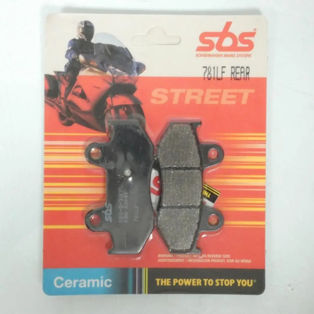 Plaquette de frein SBS pour Moto Honda 125 MTX 1985 à 1990 781LF Neuf