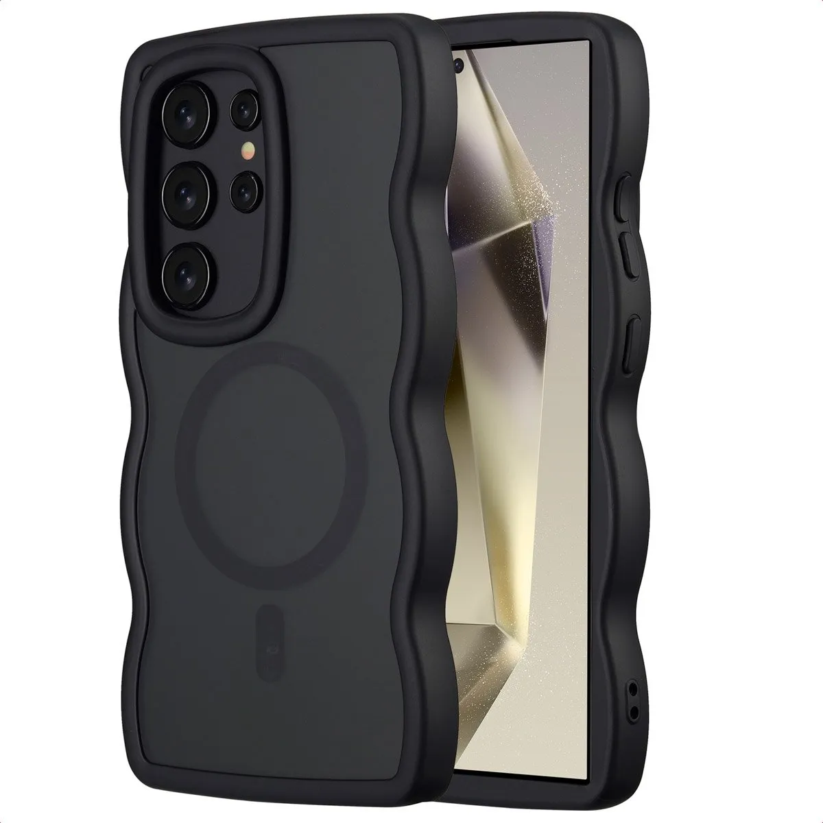 Selencia Wavy Case Samsung Galaxy S24 Ultra