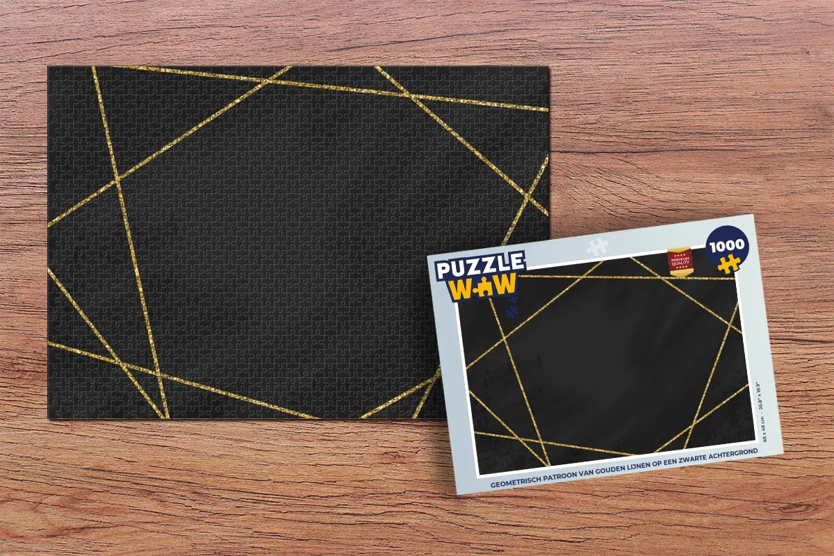 PuzzleWow Geometrisch Patroon Legpuzzel 1000 Stuks - Multicolor