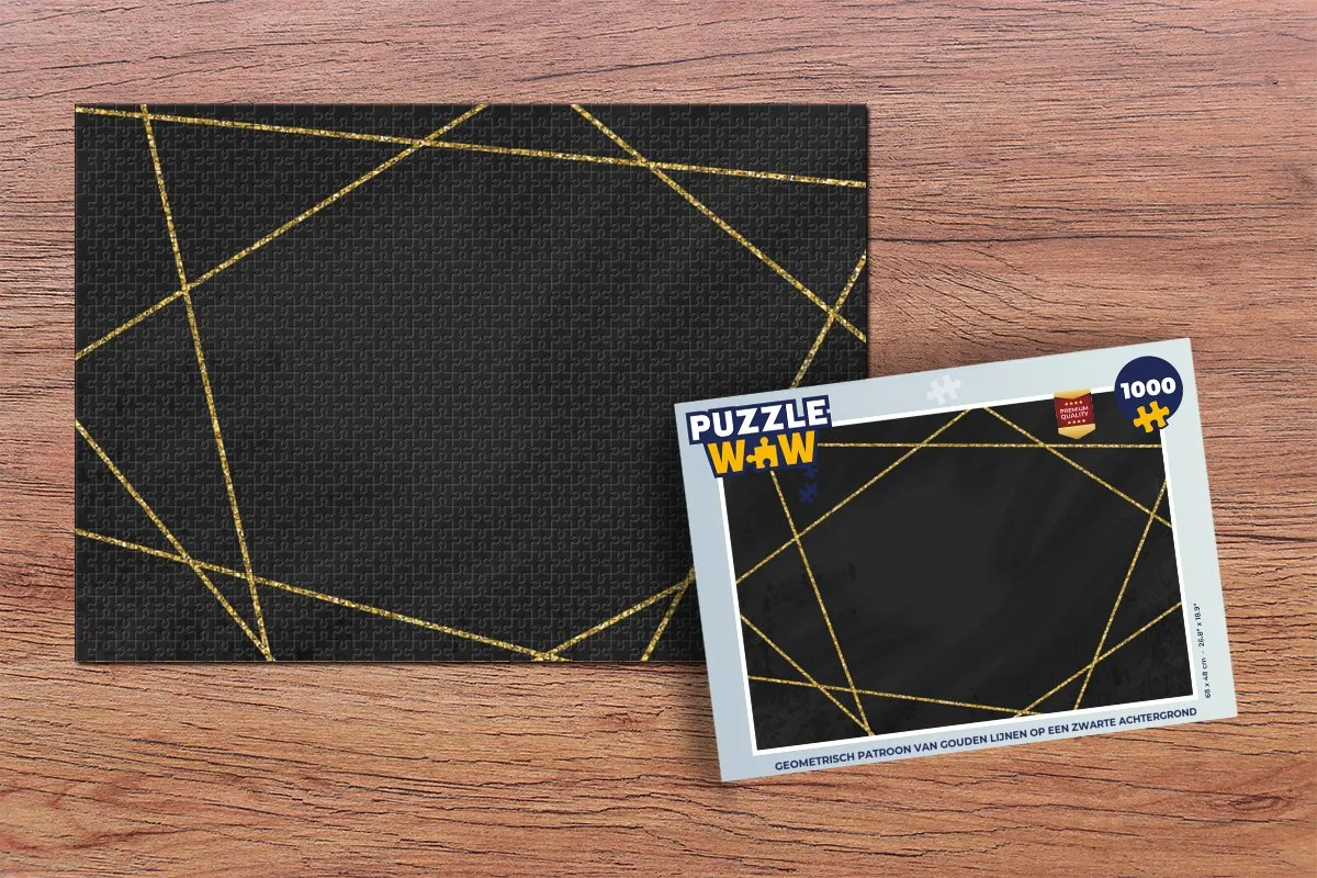 PuzzleWow Geometrisch Patroon Legpuzzel 1000 Stuks - Multicolor