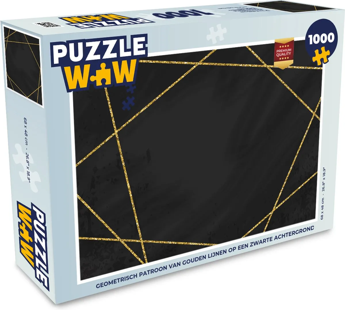 PuzzleWow Geometrisch Patroon Legpuzzel 1000 Stuks - Multicolor