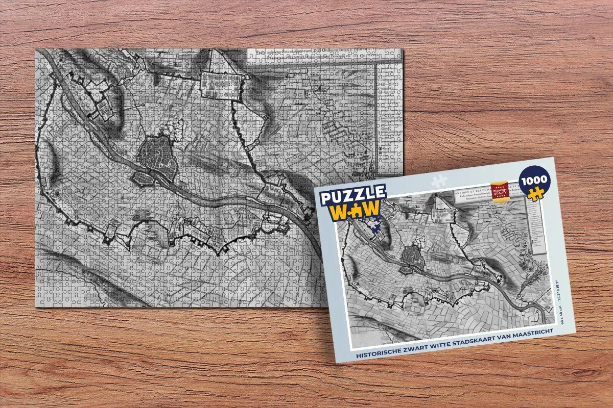 PuzzleWow Maastricht Legpuzzel 1000 Stuks