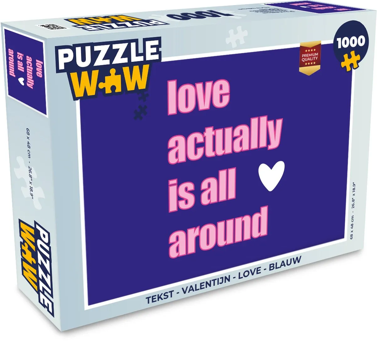 PuzzleWow Valentijn Love Legpuzzel 1000 Stuks