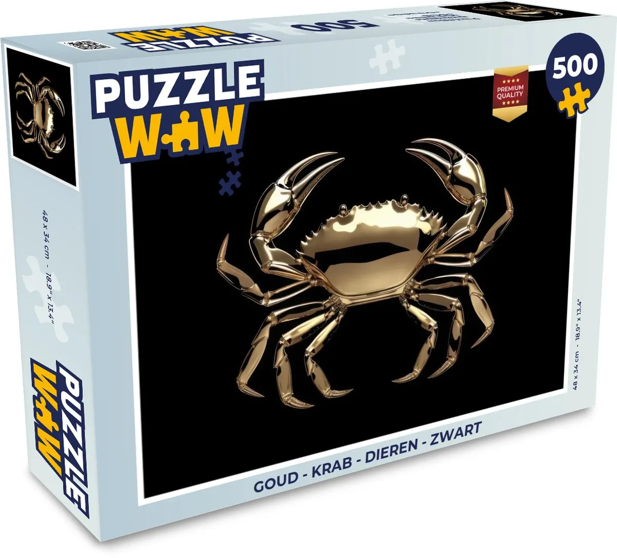 PuzzleWow Krab Legpuzzel 500 Stuks