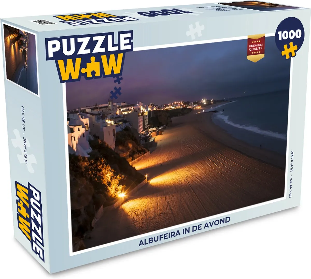 PuzzleWow Albufeira Avond Legpuzzel 1000 Stuks - Multicolor