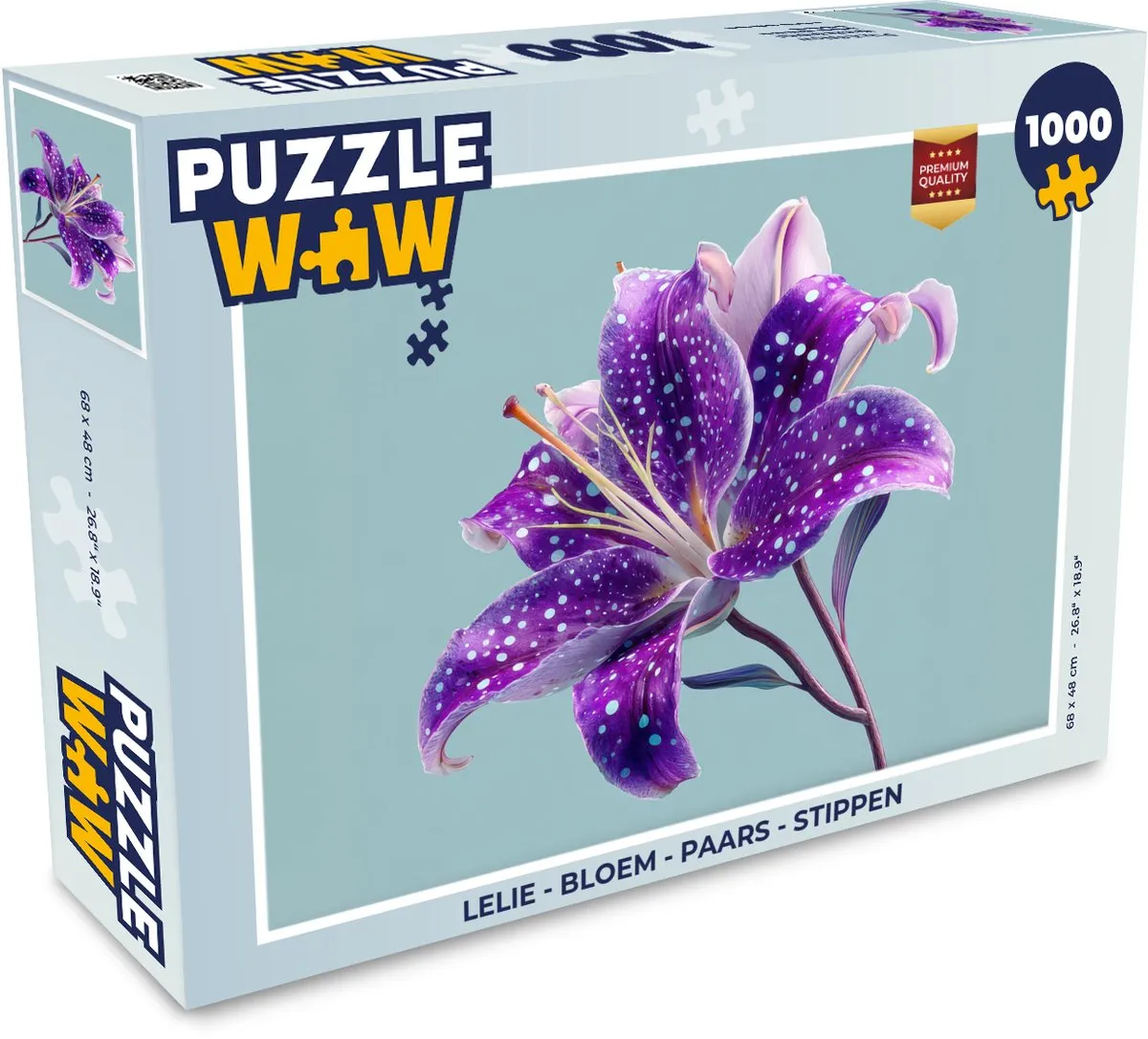 PuzzleWow Lelie Bloem Legpuzzel 1000 Stuks
