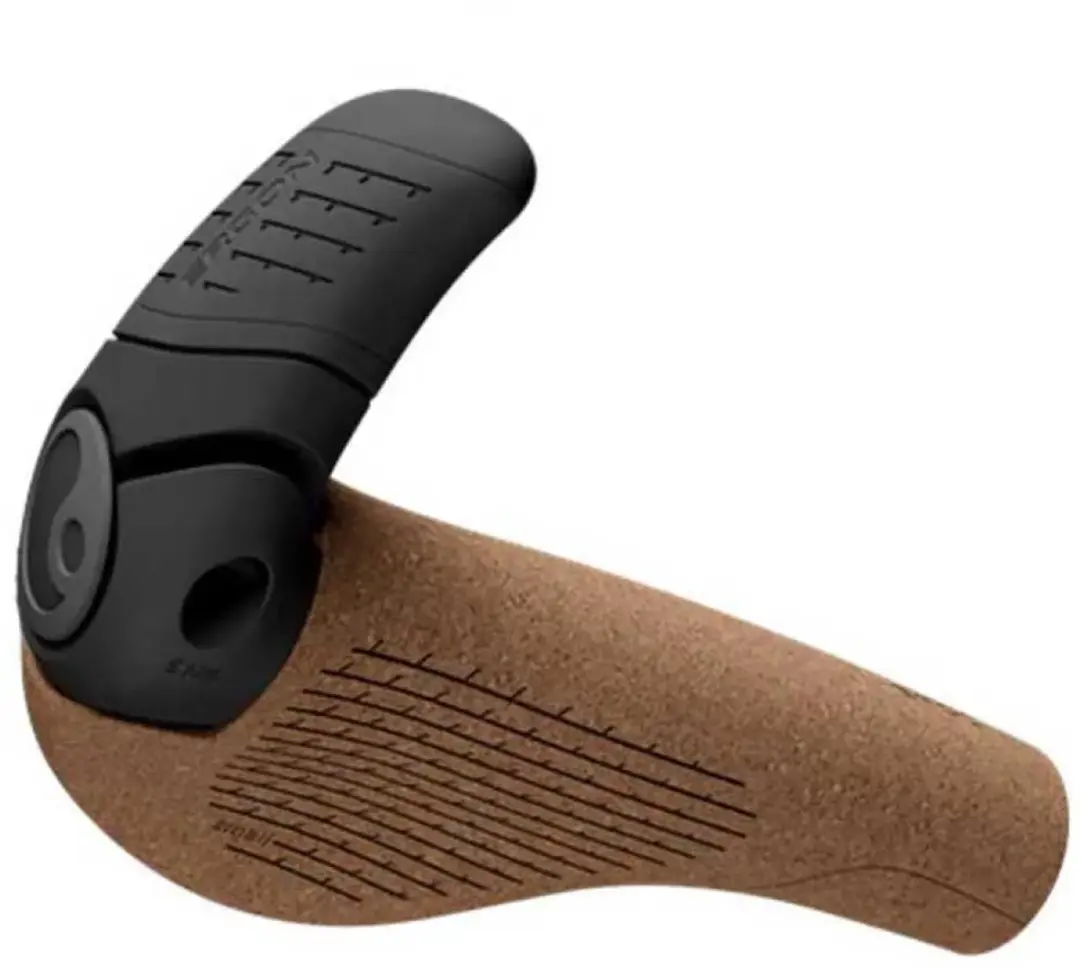 Ergon GP2 Evo Biokork Handvatten - 130.5mm - Bruin - afbeelding 4 van 5