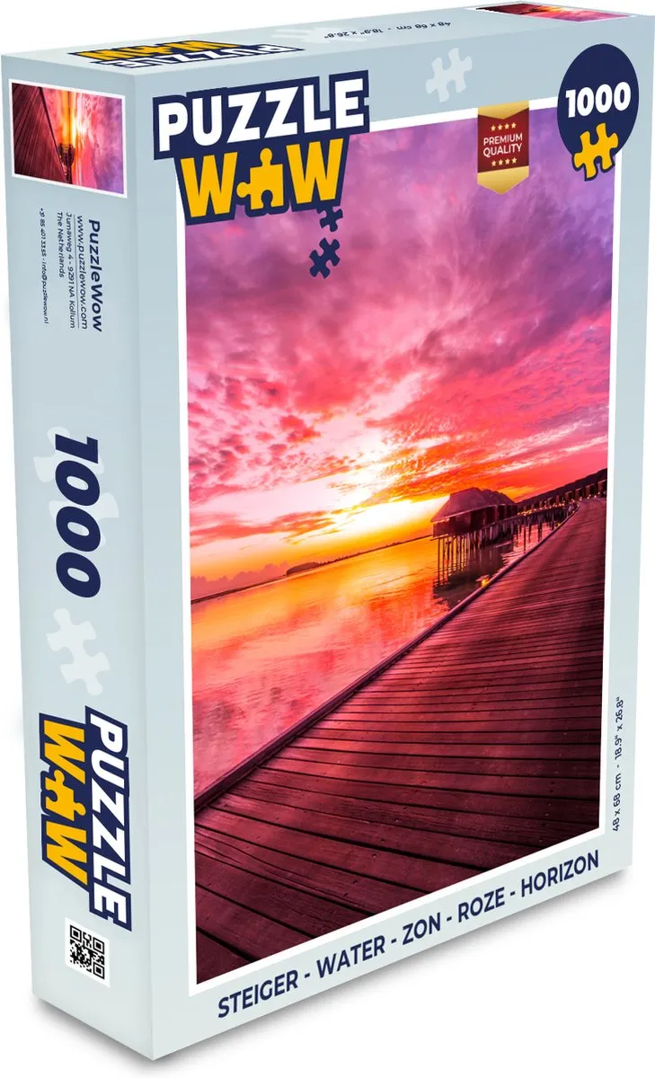 PuzzleWow Steiger Horizon Legpuzzel 1000 Stuks - Multicolor