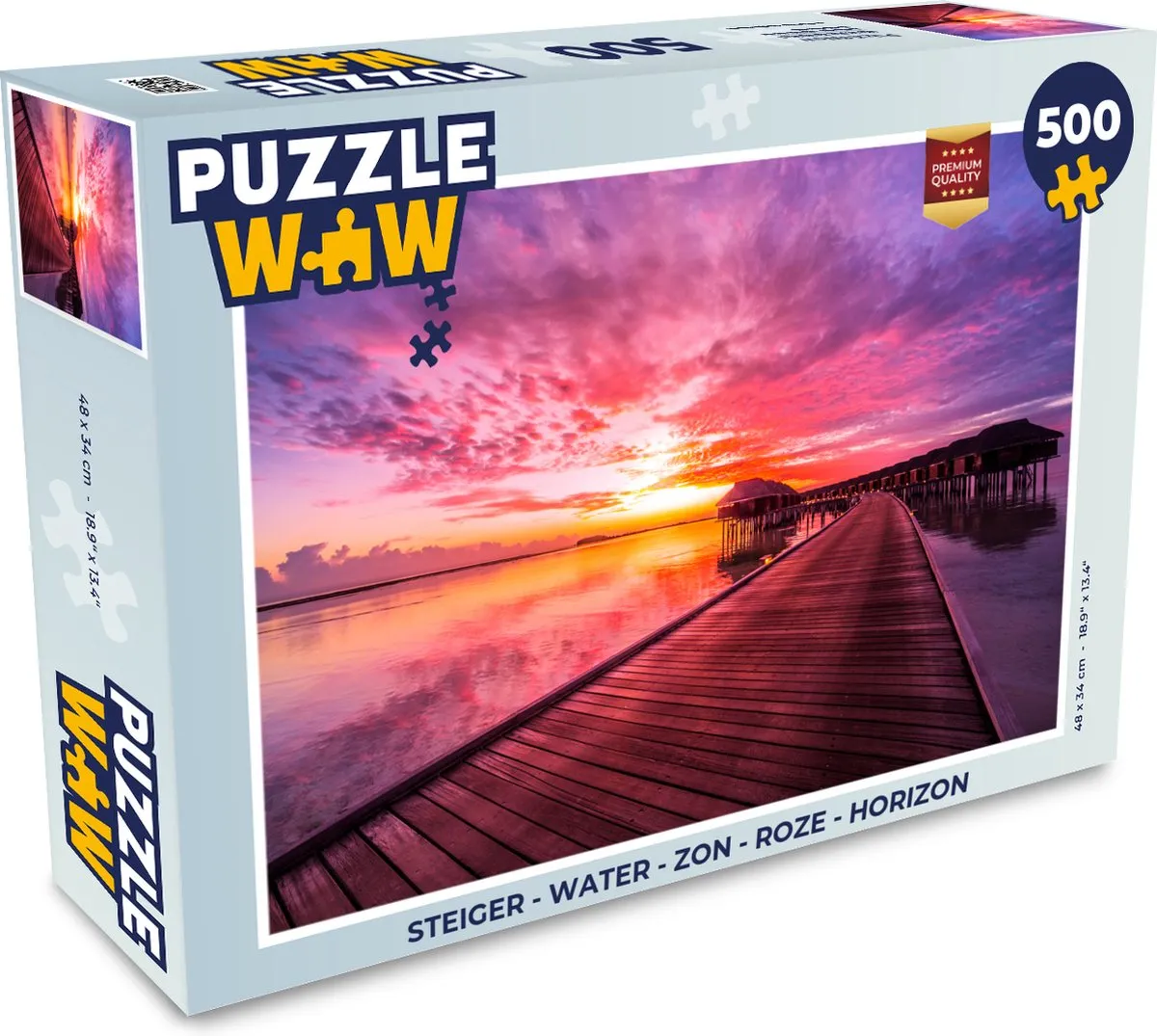 PuzzleWow Steiger Horizon Legpuzzel 1000 Stuks - Multicolor