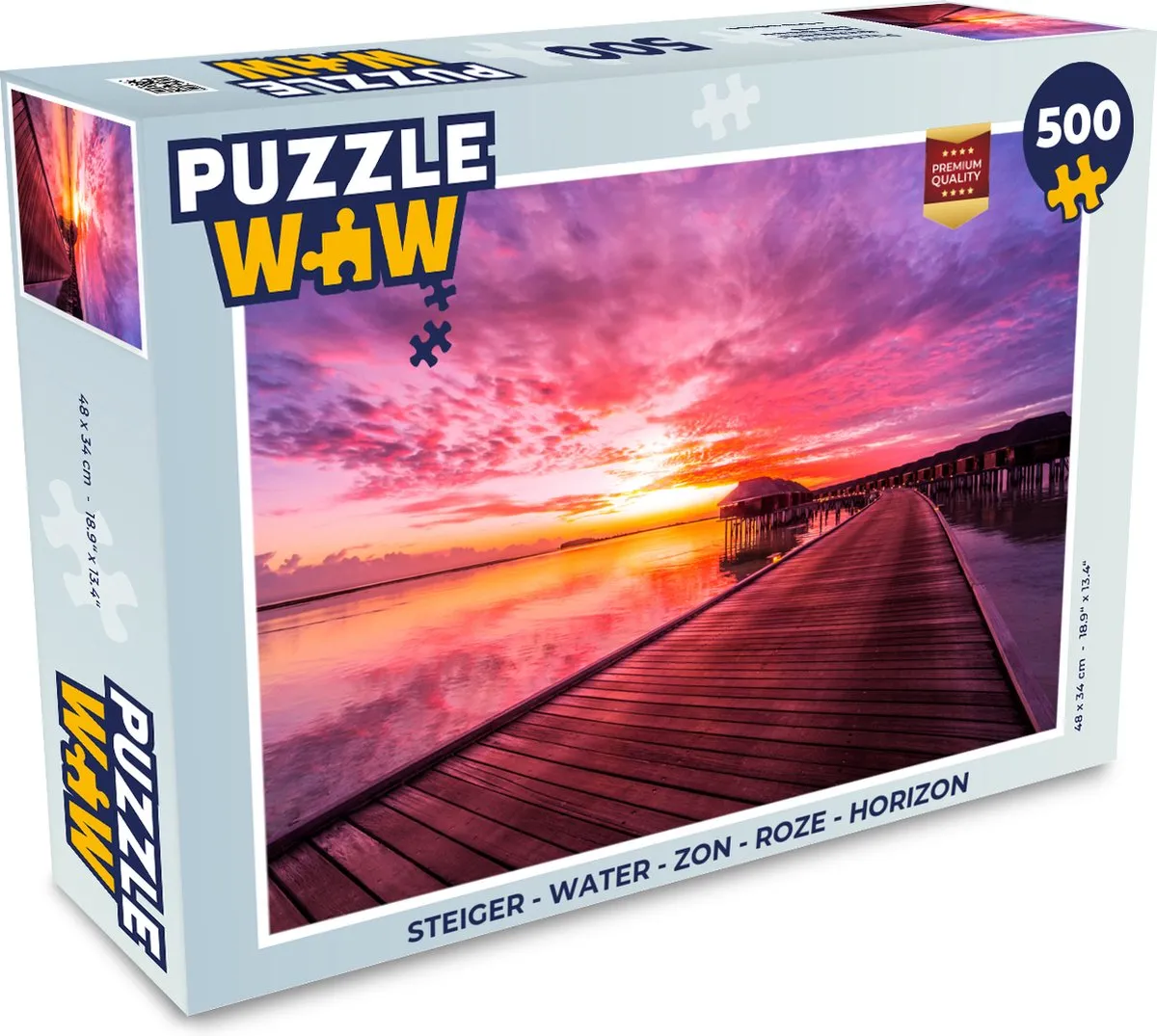 PuzzleWow Steiger Horizon Legpuzzel 1000 Stuks - Multicolor
