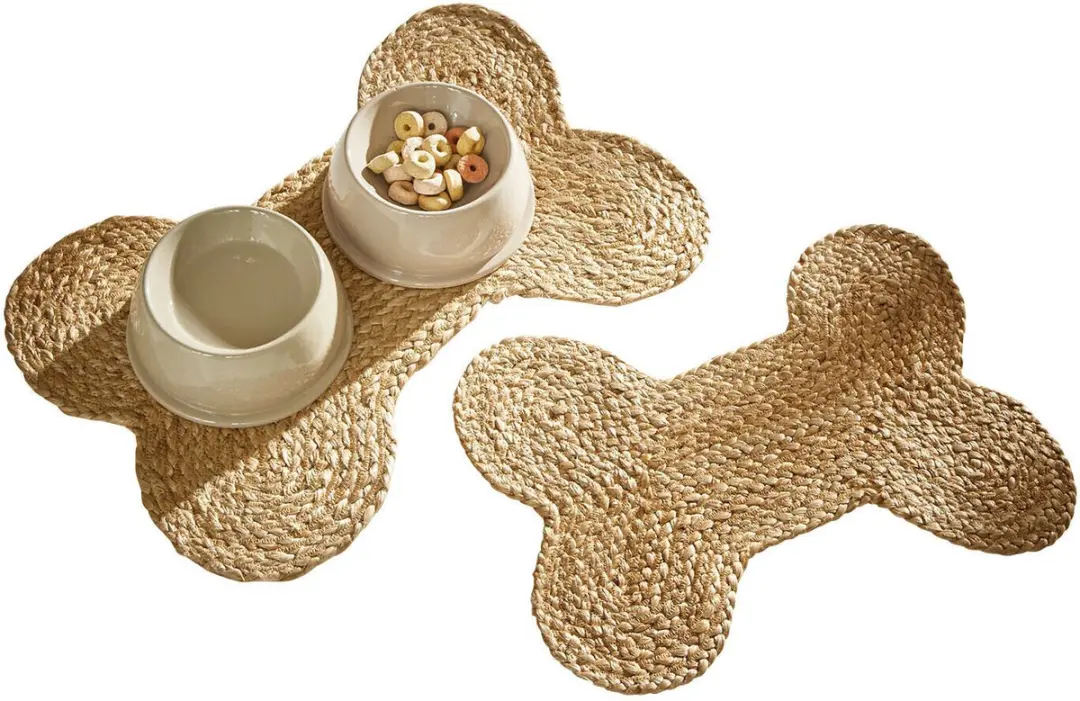 LOBERON Huisdierenplacemat set van 2 Rinley bruin