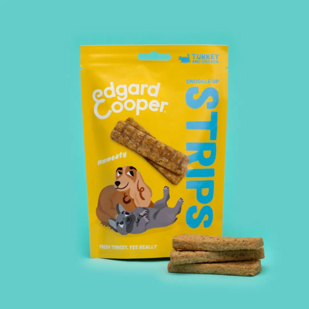 Edgard & Cooper Strips Kalkoen - 75g