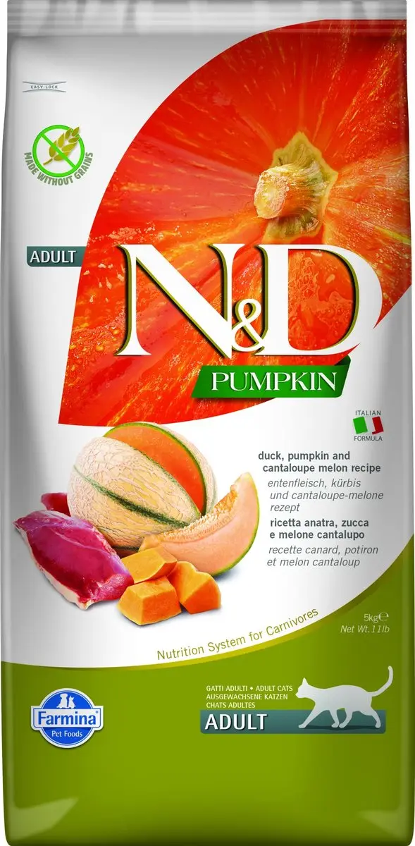 Farmina N&D Pumpkin Eend & Meloen Adult 5kg