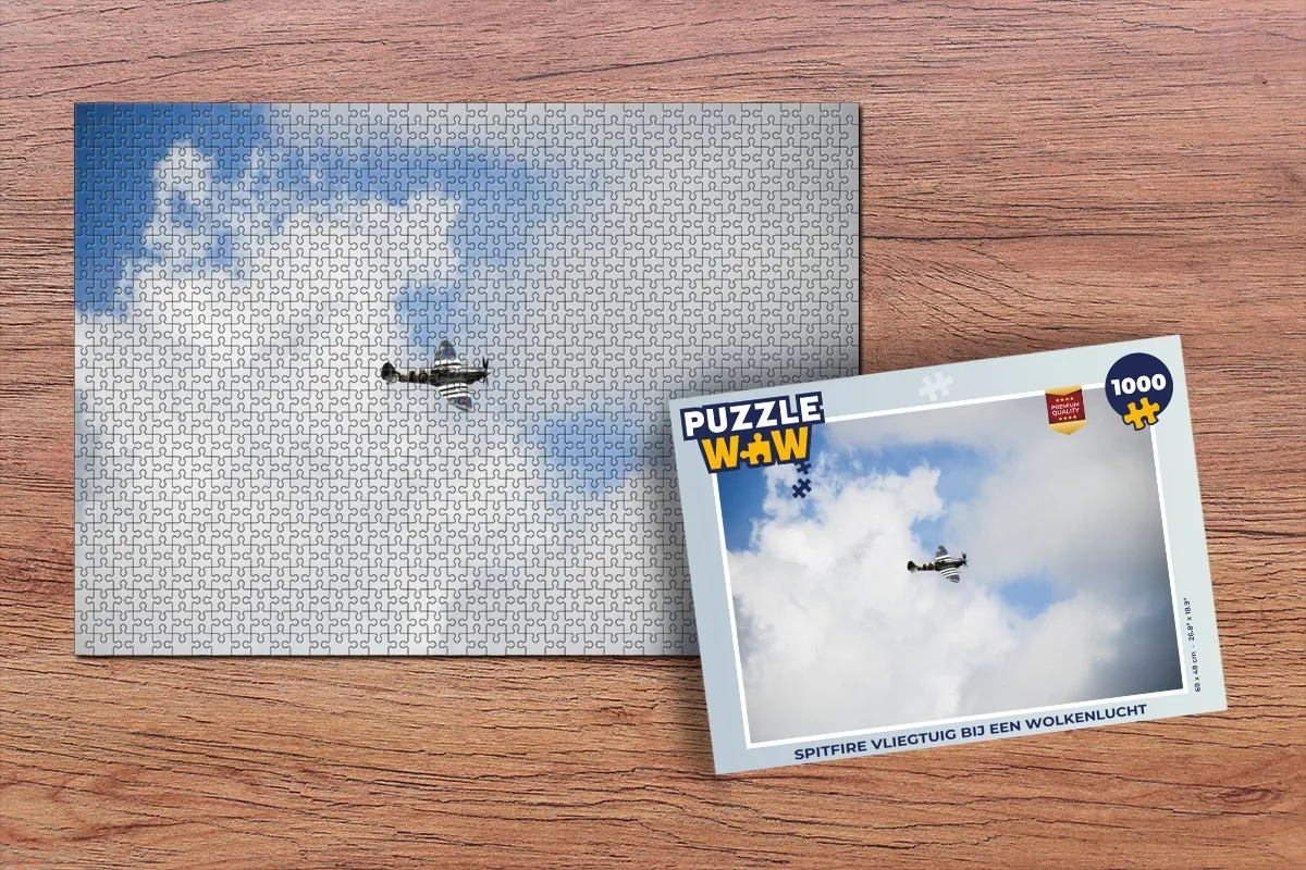 PuzzleWow Spitfire Legpuzzel 1000 Stuks