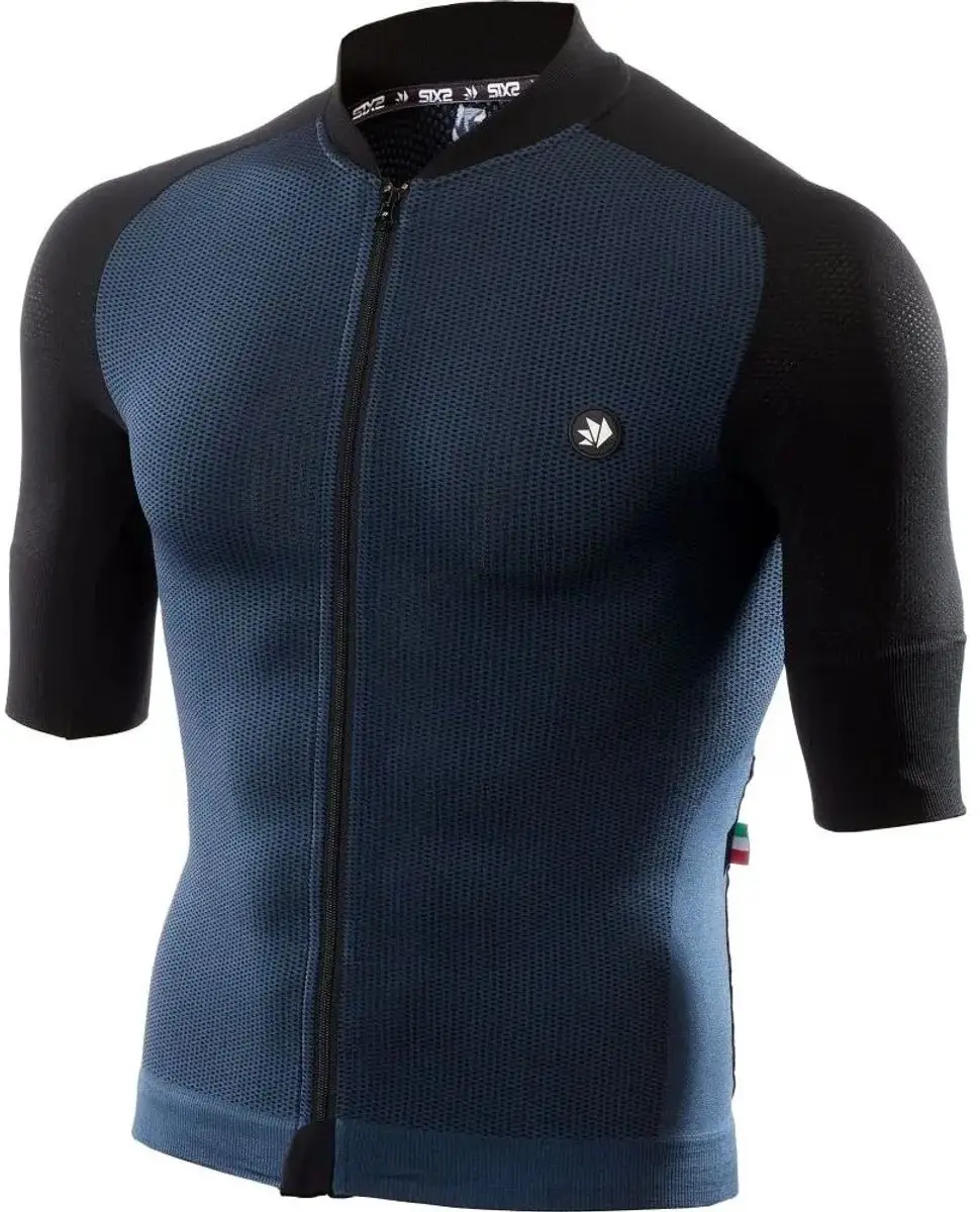 Sixs Clima 2 Avio T-shirt - Avio Zwart/Blauw