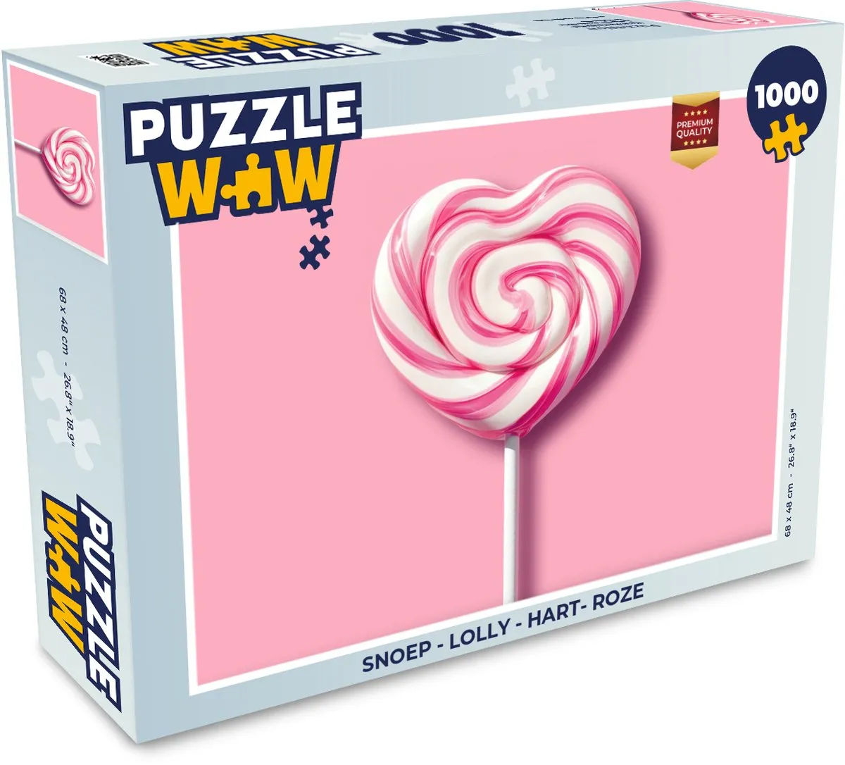 PuzzleWow Hart Lolly Puzzel 1000 Stuks
