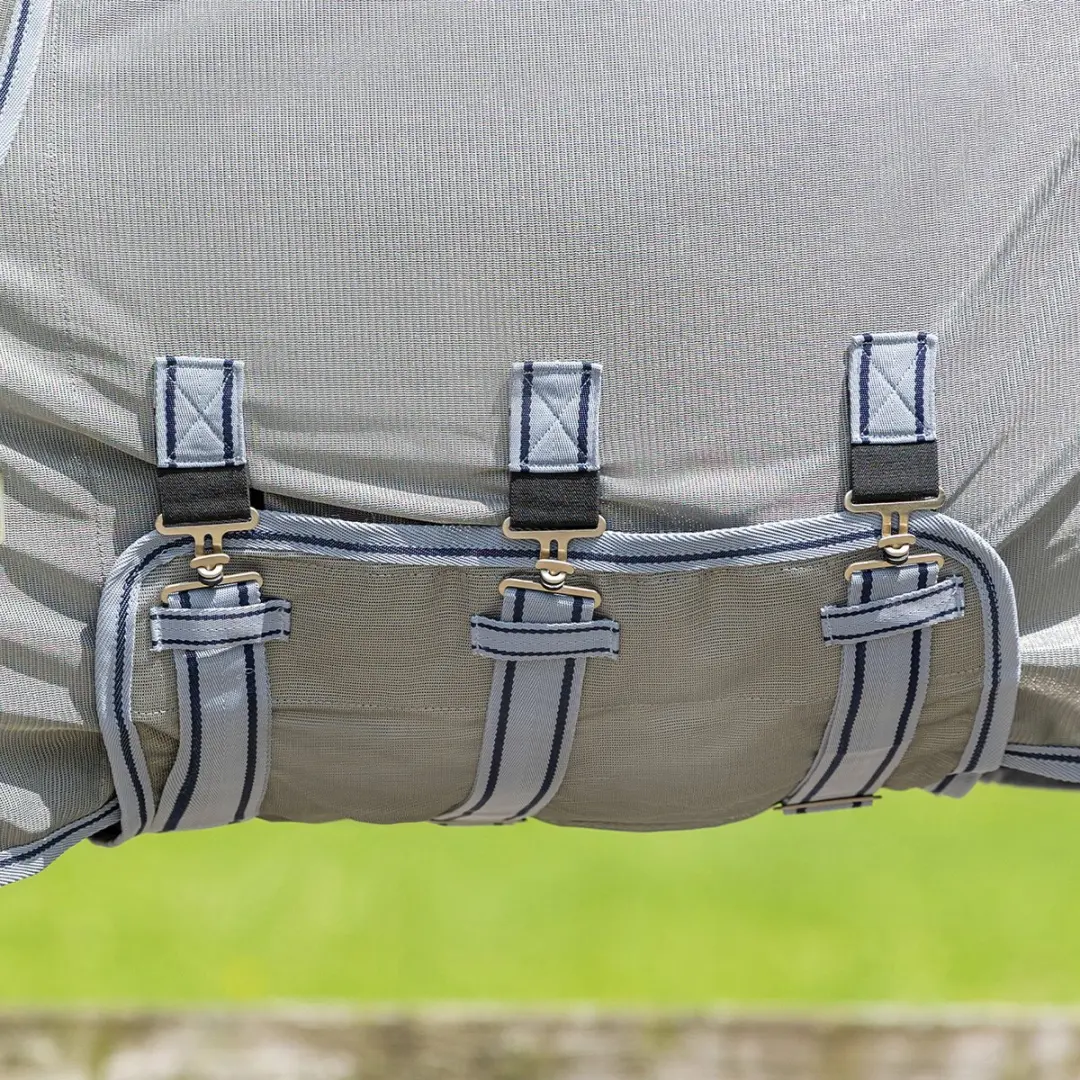 QHP Vliegendeken Combo Grijs - 215cm
